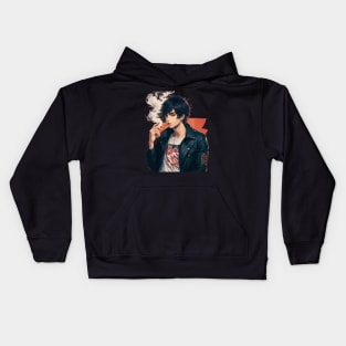 Smoking Hot Guy Kids Hoodie